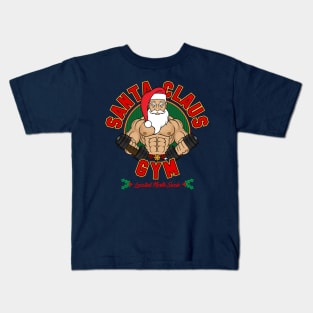 Santa Claus Gym Kids T-Shirt